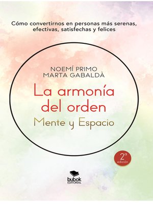 cover image of La armonía del orden